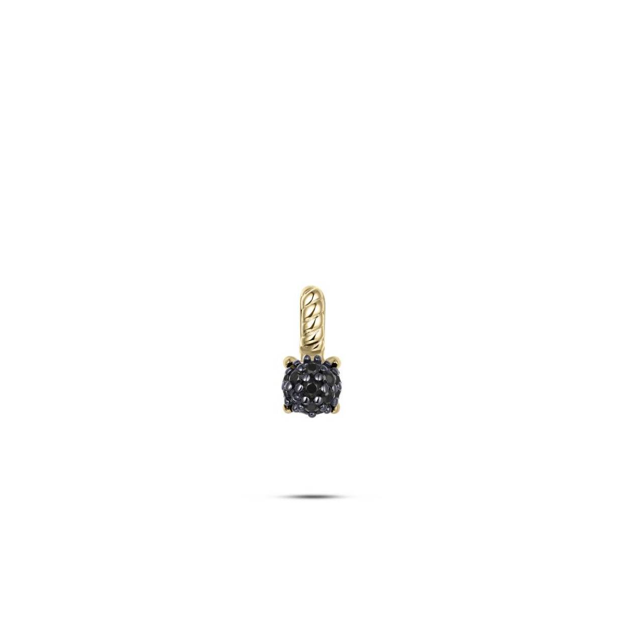Hanger uit de Dashing Details collectie van Gisser Jewels gemaakt van Geel Goud Verguld Zilver. De breedte is 5 mm.