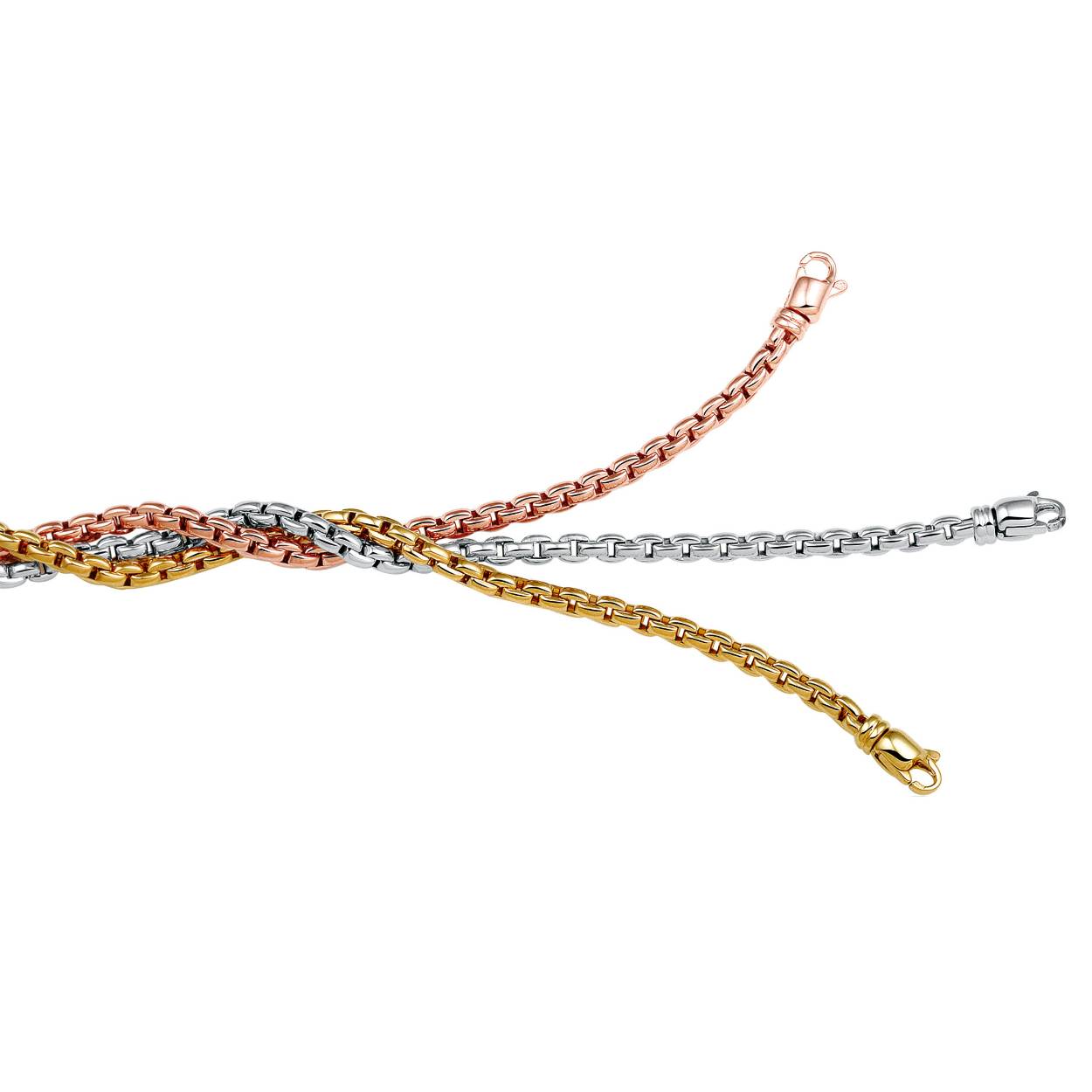 612A armband, in wit, geel of rosegoud verkrijgbaar