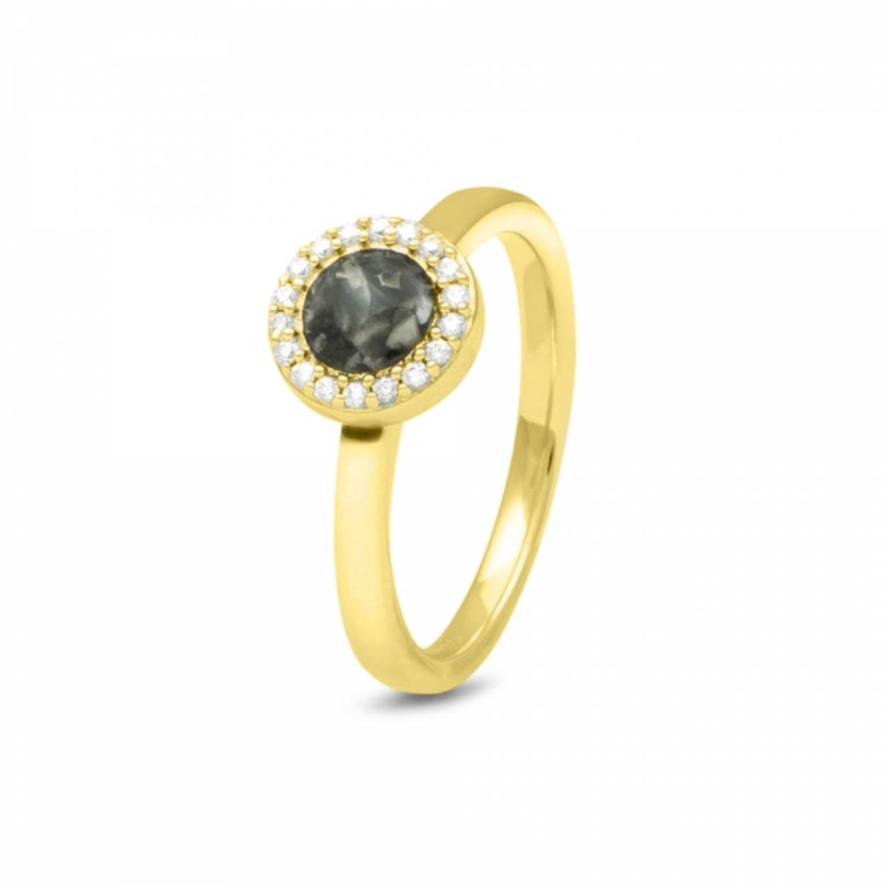 14 karaats gouden ring met zirkonia RG010Y14Z-56
Maat 56