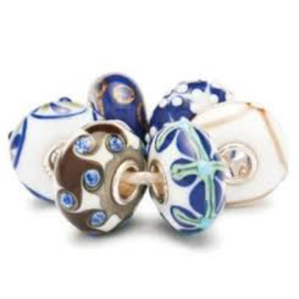 blauwe kerstset