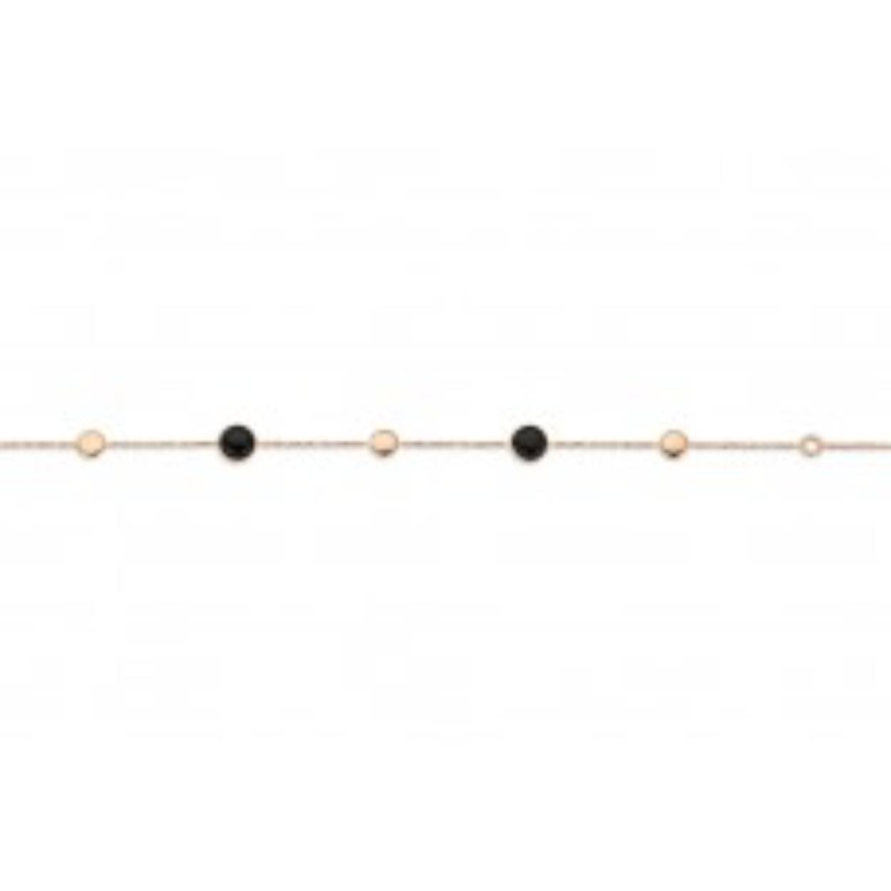 You & Me Armband goud 18k met Onyx