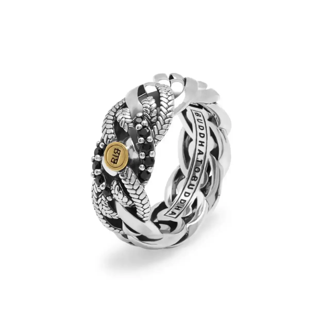 Buddha to Buddha 851 18 - Nathalie Black Spinel Limited Ring 