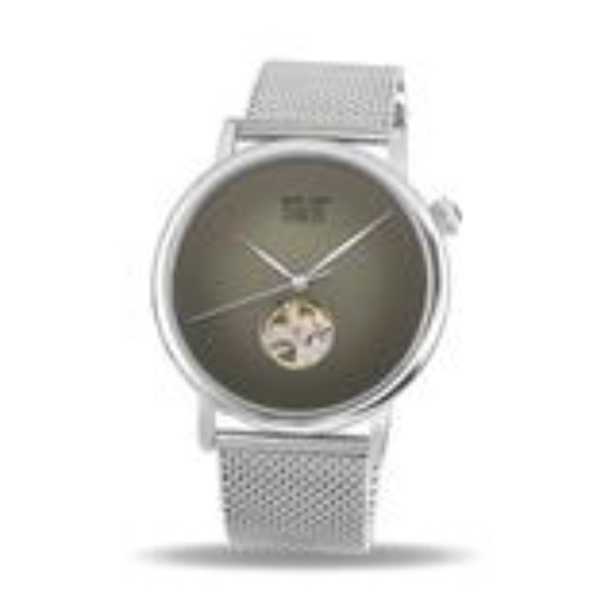 safier glas.
mechanisch uurwerk
5 atm spatwaterdicht.
2 jaar garantie

Let op: het horloge in de winkel geeft een zwarte leren band i.p.v. een stalenband.  
