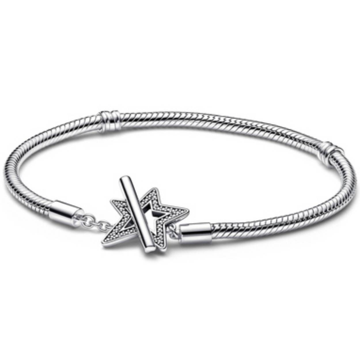 Pandora Armband star toggle zirk. 18 cm