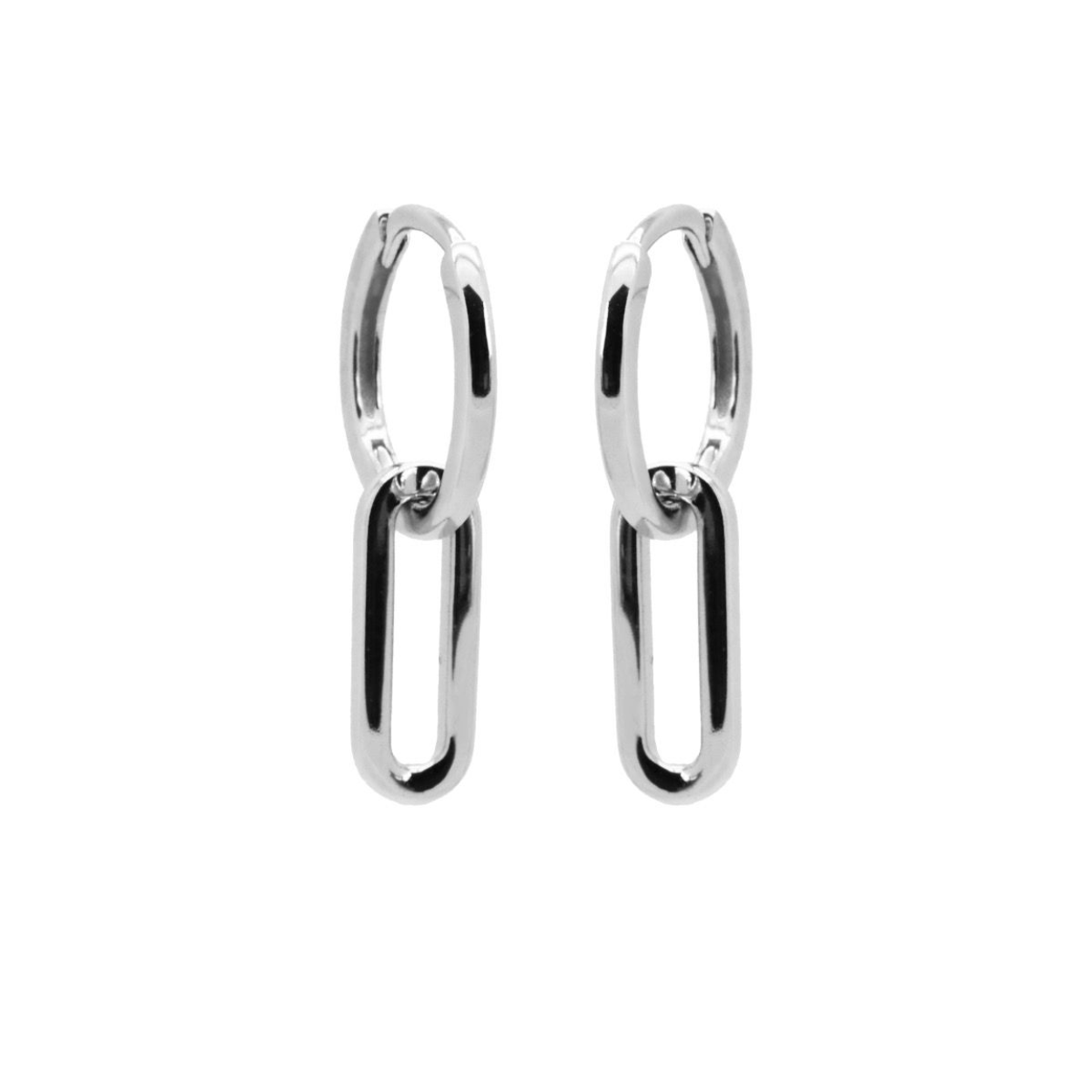 Hinged Hoops Best Basic Silver