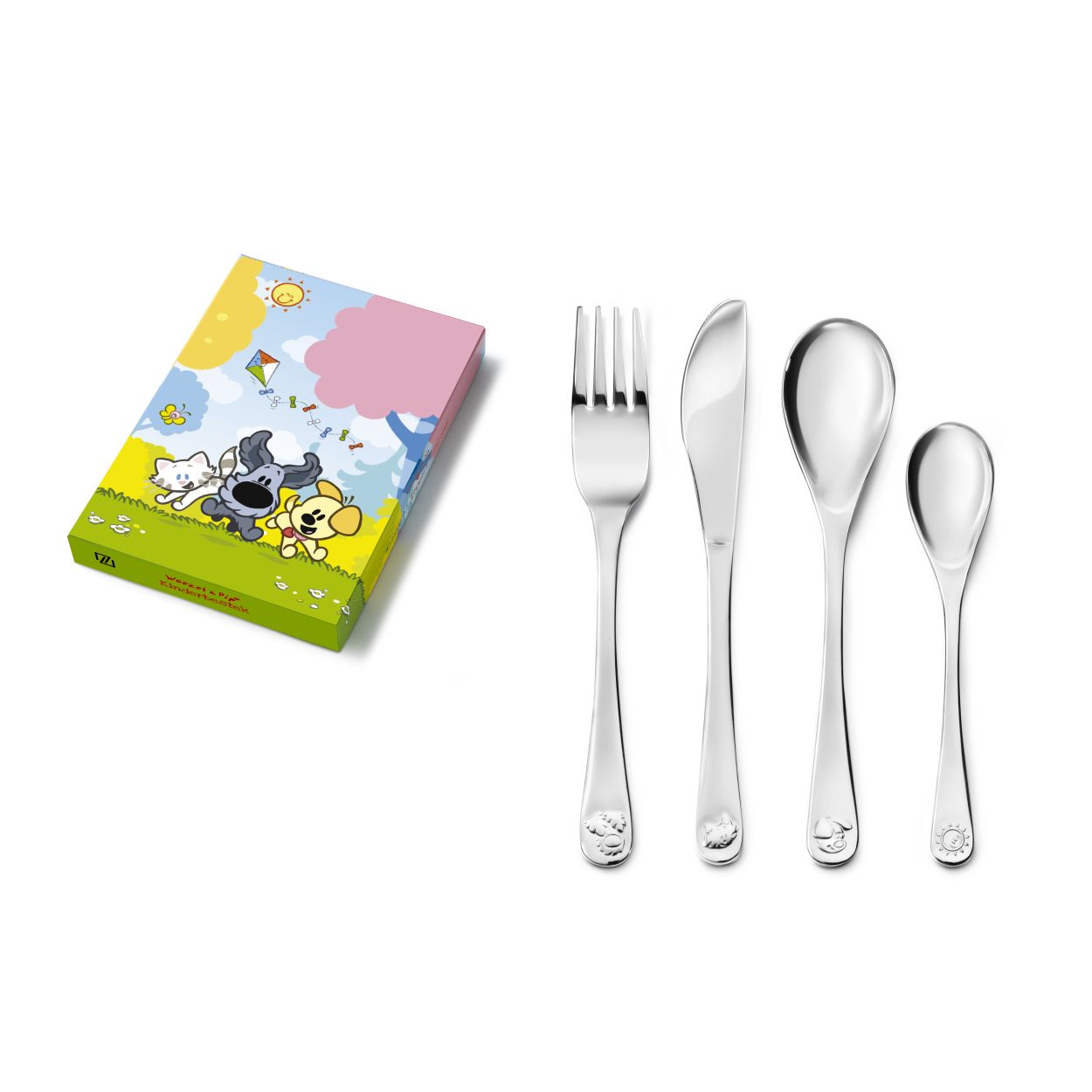 Kindercouvert Woezel & Pip, 4-delig