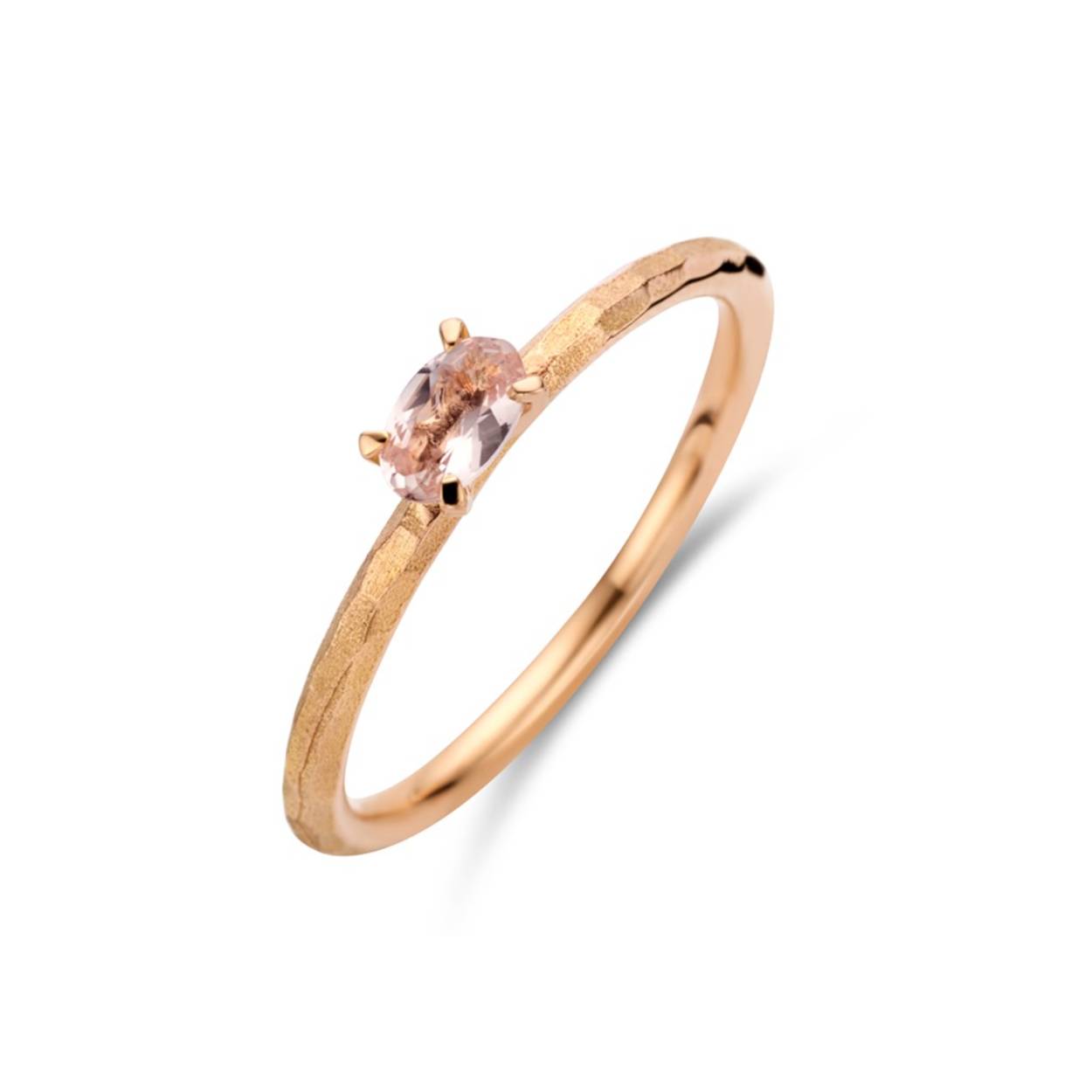 Ring geel goud 18kt met topaas