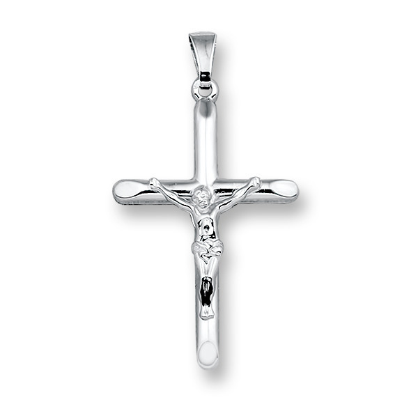 witgouden hanger kruis corpus