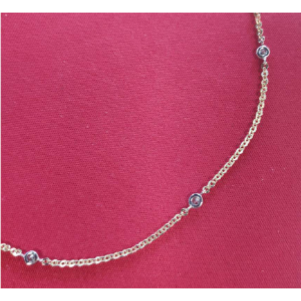 Gouden bicolor armband met zirkonias