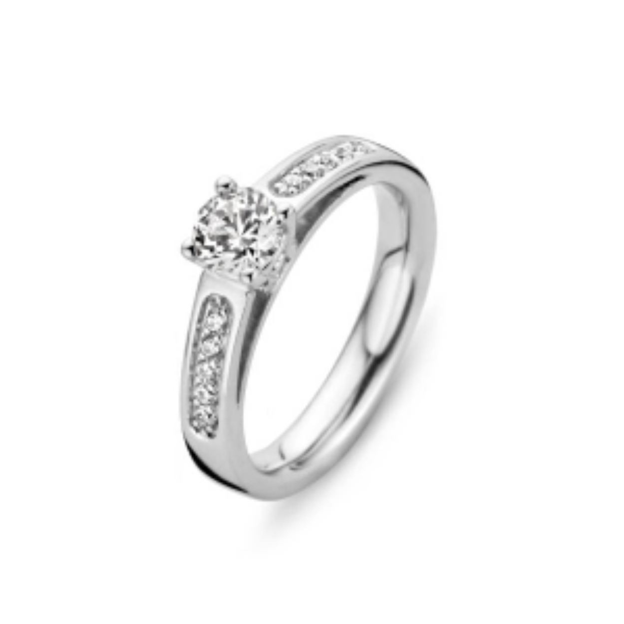 MOMENTS RING ZILVER ZIRKONIA 15124AW/54