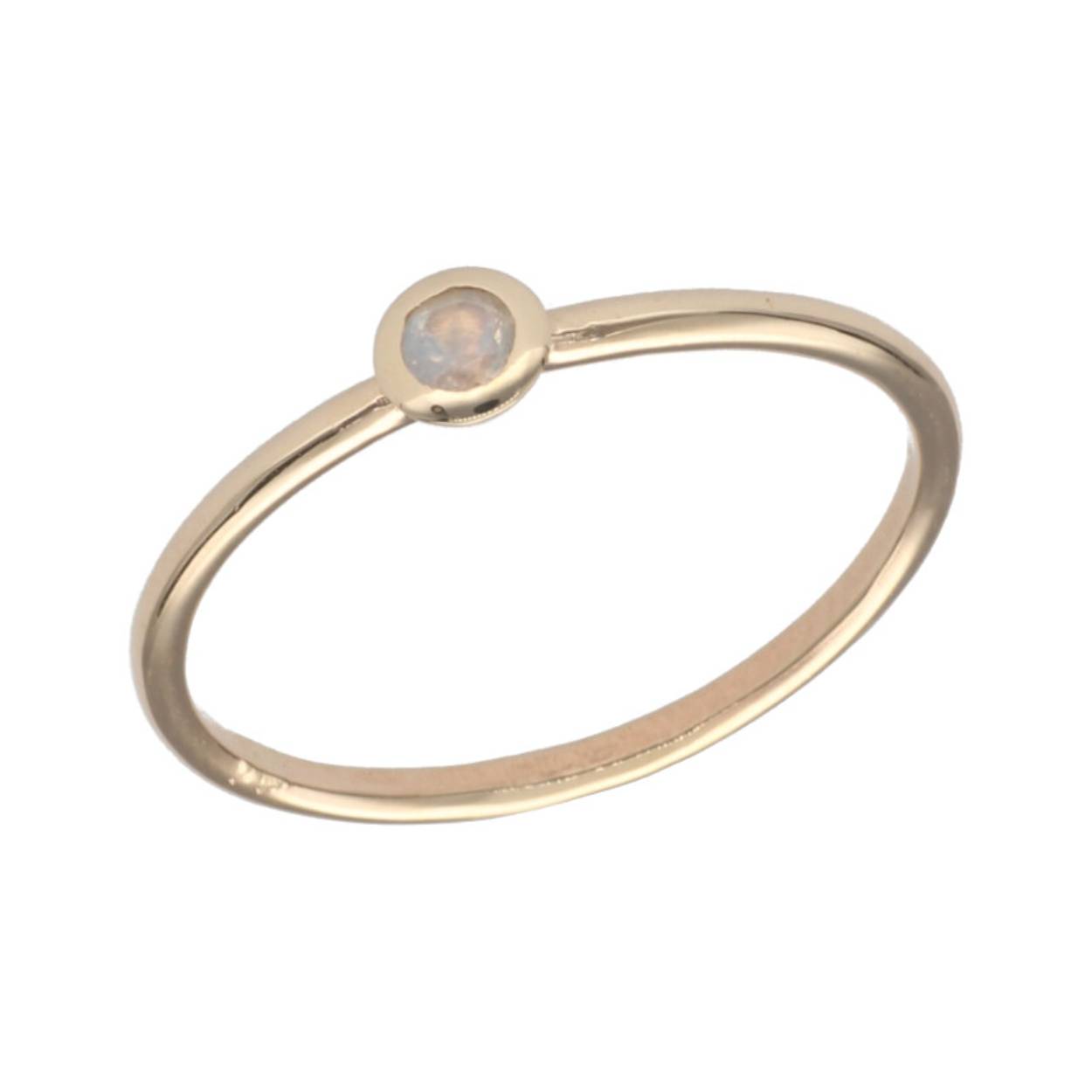Geelgouden ring met geboortesteen Juni SWBR01JUN-Y-56