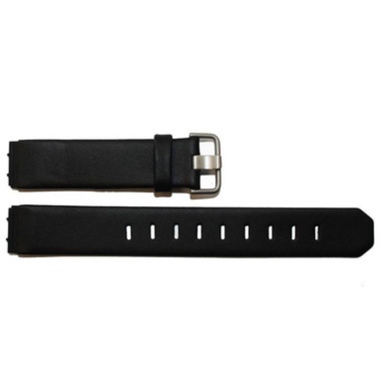 Jacob Jensen JJ-BA-10064 Horlogeband 700 serie rubber zwart 17 mm