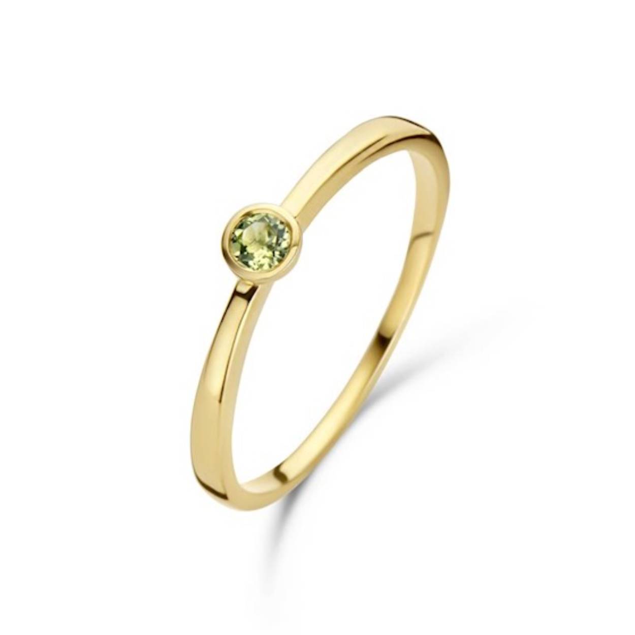 Gouden Jackie ring peridot