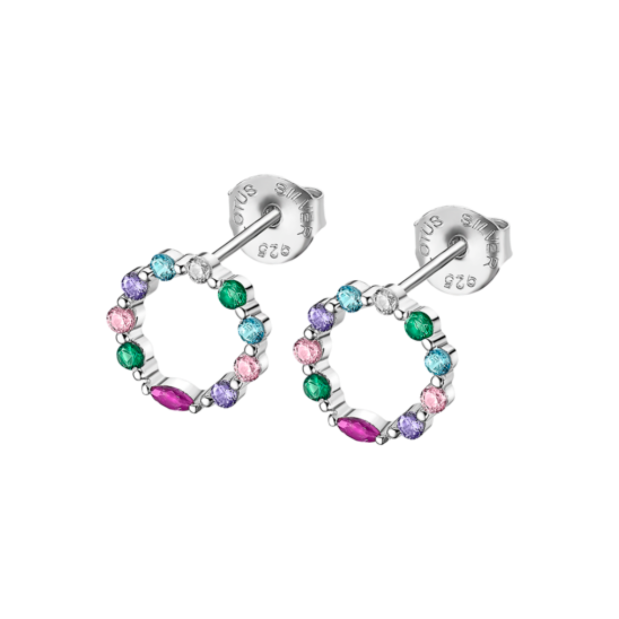 lotus oorbellen multicolor lp3246-4/1