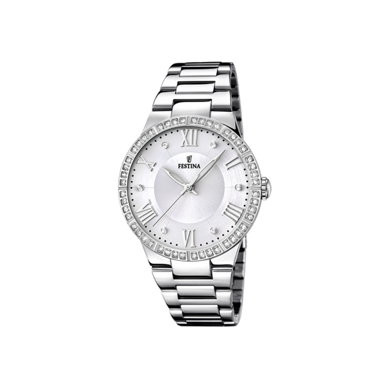Festina dameshorloge F16719/1 met een edelstalen 316l - circonieten kast en een mineraal glas voorzien van een edelstalen band.

Festina horloges zijn de perfecte mix van elegantie en functionaliteit. Festina biedt onderscheidende ontwerpen, constante technologische innovatie en een uitstekende prijs-kwaliteitverhouding.