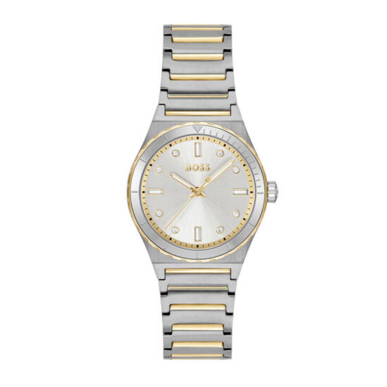 Hugo Boss dames horloge Candor Sport goud- zilverkleur HB1502790