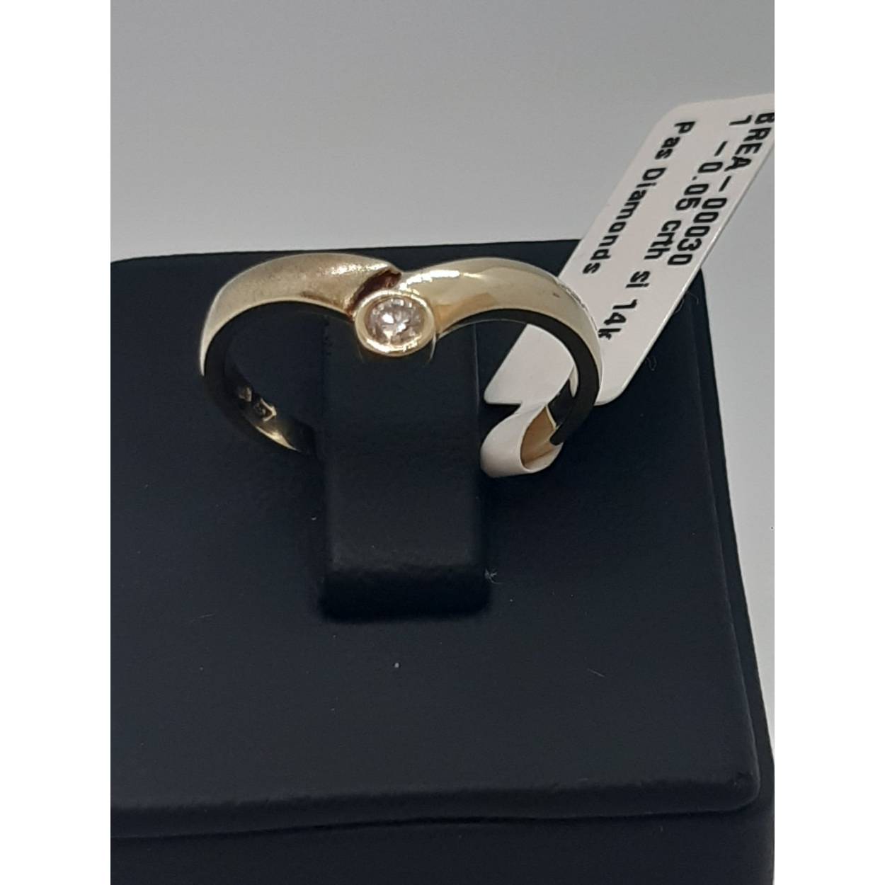 gouden diamant ring 