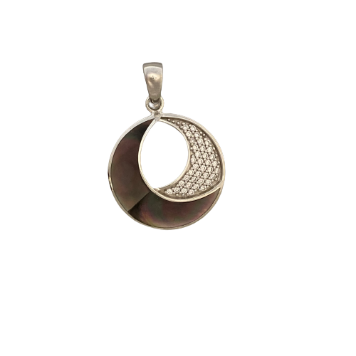 MY iMenso Eterno "Rovando dark MOP " pendant (925/rhod-plated)