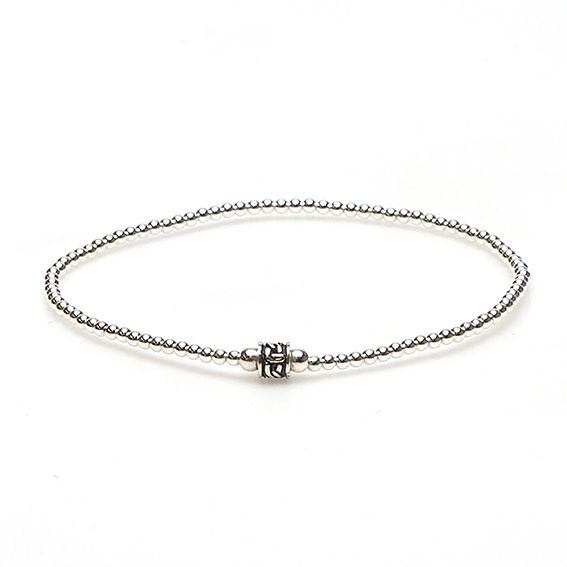 KARMA ARMBAND 92371 ZILVER