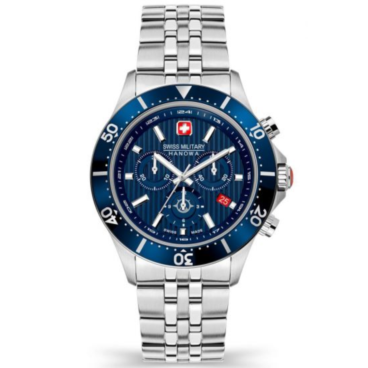 Swiss Military Hanowa horloge, Flagship X Chrono blauw