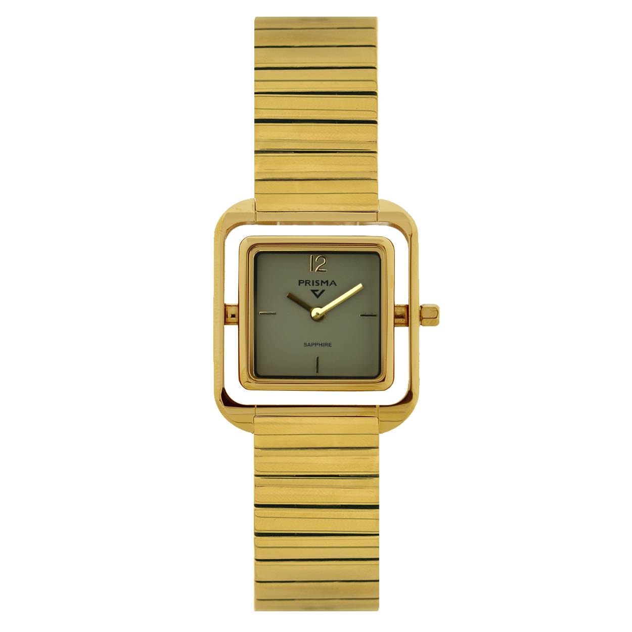Prisma horloge P2417 dames edelstaal design edelstalen band

Algemeen
Geslacht: dames
Model: P2417

Voordelen
- prachtige goudkleurige edelstalen band
- wijzerplaat grijs met gouden index en cijfers
- Quarts uurwerk
- luxueuze uitstralingdoor dubbele vierkantvormige kastopbouw
- glas is krasvast
- spat waterdicht: handenwassen, regen
- maat kast 30 / 30mm (breedte) 6.5mm (dikte)

