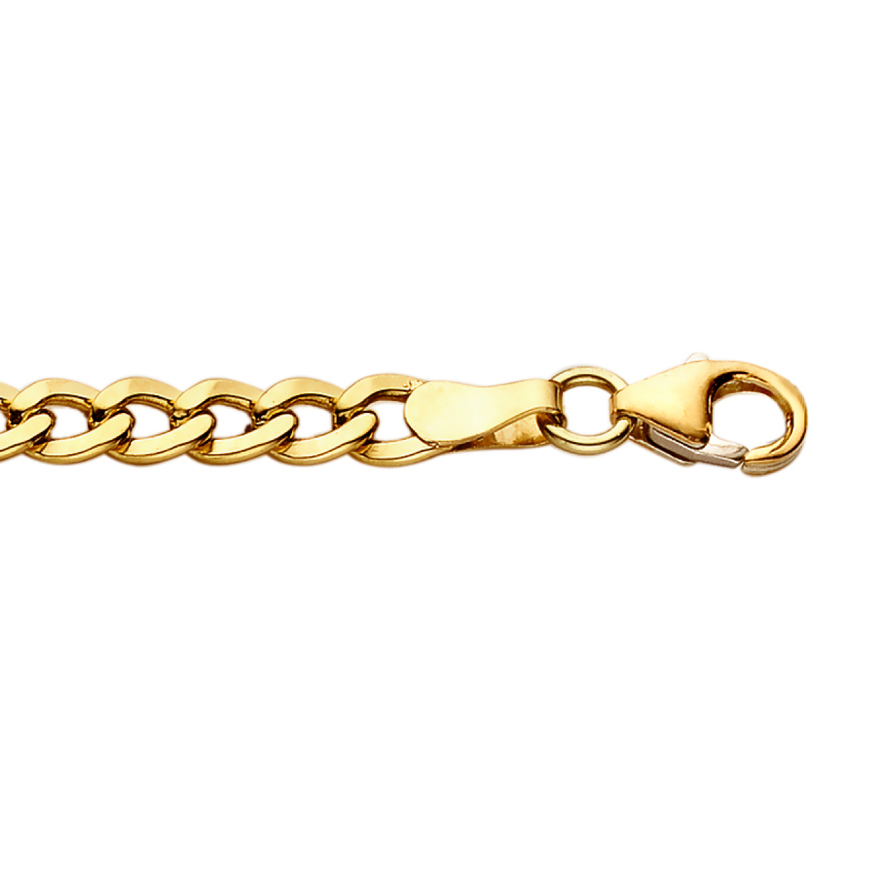Fjory armband 4mm Gourmet 19cm
De geelgouden sieraden van Fjory hebben een zilveren binnenkern.
