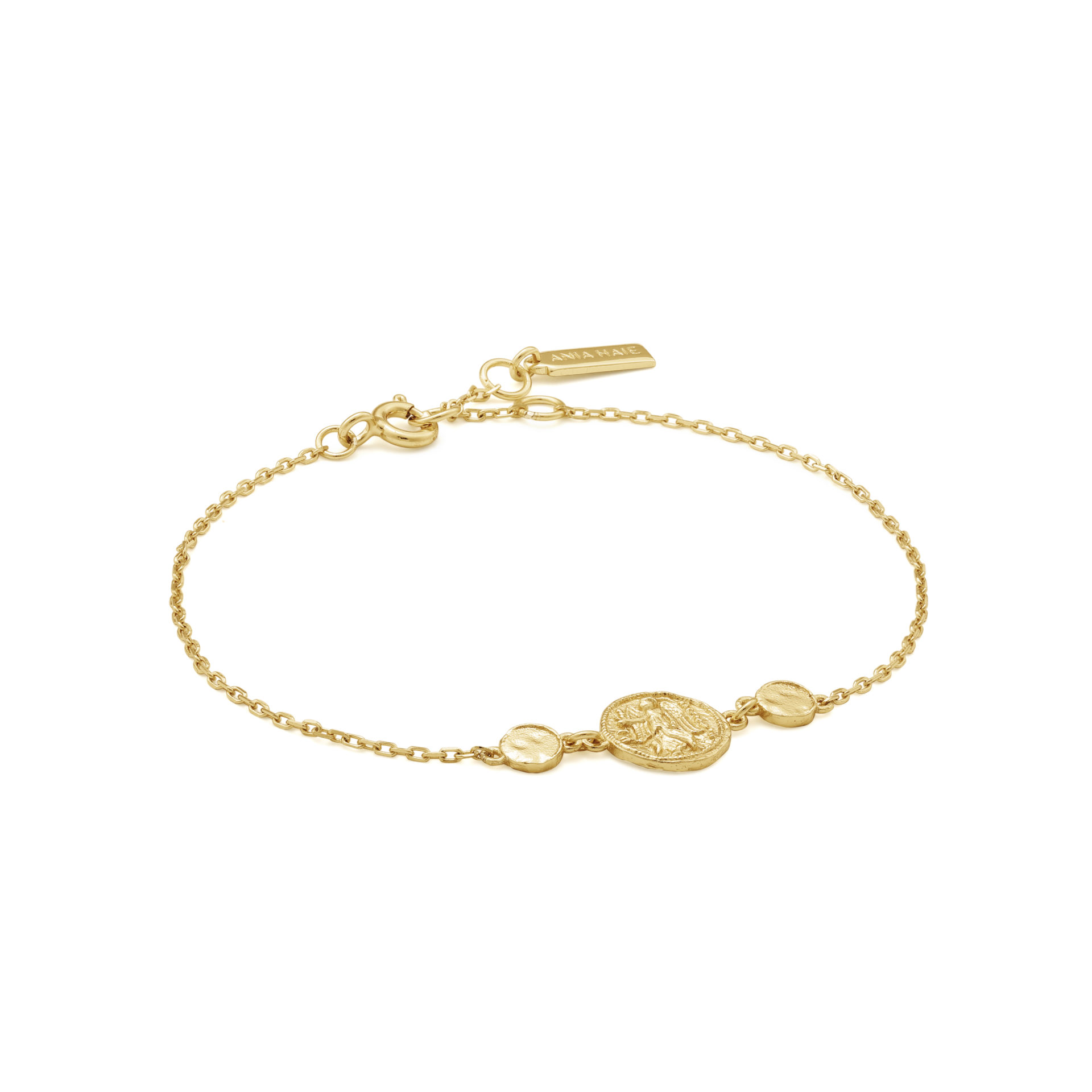 Ania Haie Dames Armband AHB020-03G 
Kortste lengte: 16,5 cm
Langste lengte: 18,5 cm