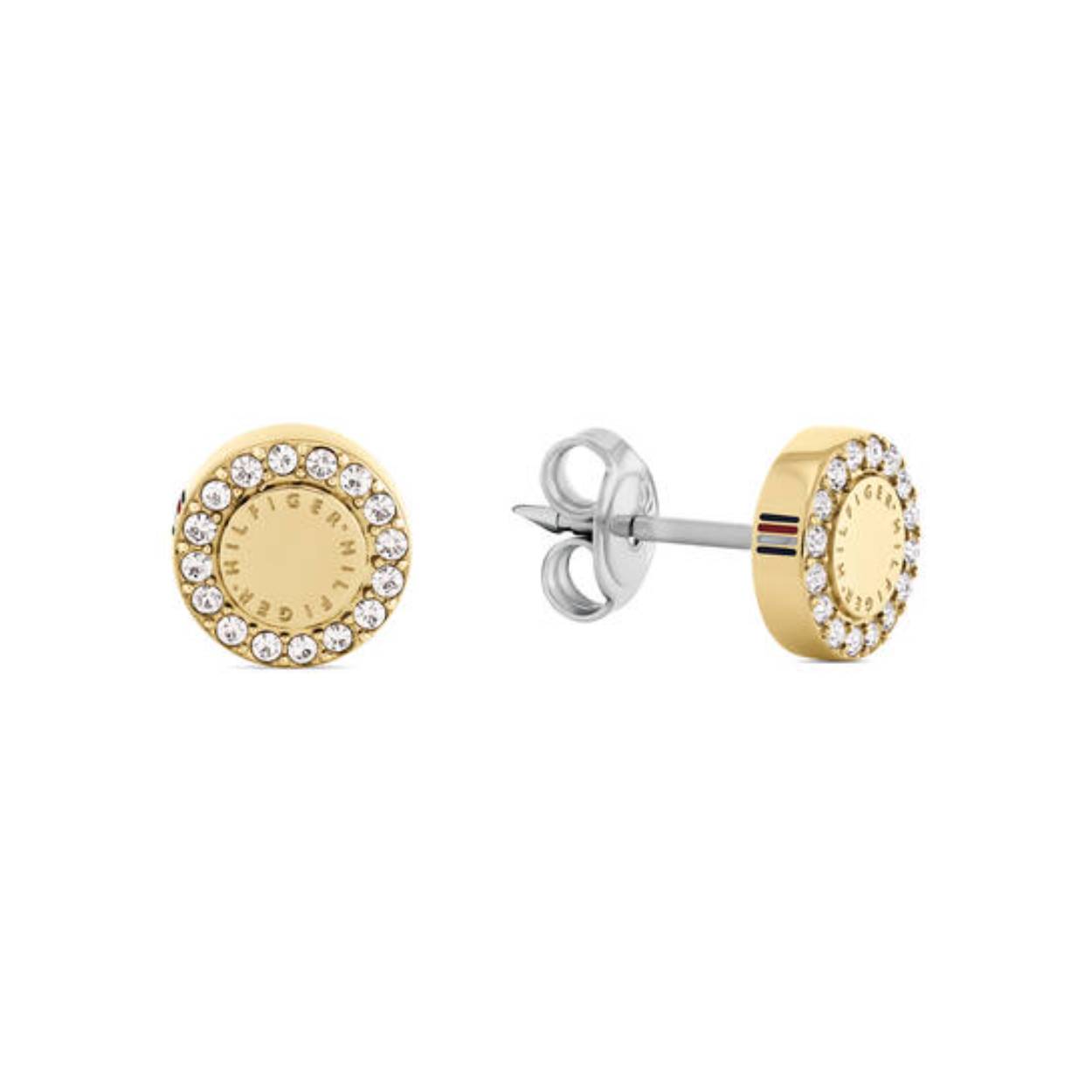 Tommy Hilfiger Jewels TJ2780908 Oorknoppen Dames Staal 8mm
Deze oorsieraden van Tommy Hilfiger uit de jewelry serie MINI CRISTALS met nr: TJ2780908 zijn mooi en fijntjes. De goudkleurige stalen dames oorknoppen zijn rond en plat en hebben in de buitenrand een rij kristallen. Doordat ze plat zijn en 8mm rond tonen ze mooi op het oor. Ook leuk te combineren met andere armbanden en sieraden van Tommy Hilfiger.

Het merk:
Tommy Hilfiger is wereldwijd één van de grootste designer lifestyle merken en is internationaal bekend om haar classic American cool stijl. De sieraden zijn voor dames en heren met een eigen stijl, die niet bang zijn om dit aan de wereld te laten zien.

Specificaties:
- Fijne stalen oorknoppen met kristal
- Materiaal: Goudkleurig staal
- Ø8mm
- Dames sieraad