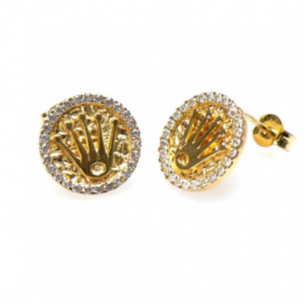 Deze vergulde ronde oorstekers met zirkonia heeft een stijlvol design met een goed oog voor de details. 

Onze sieraden zijn bijna allemaal handgemaakt. Daardoor zijn bijna alle design sieraden die wij aanbieden uniek!