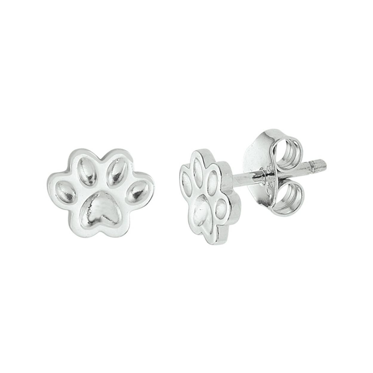 Zilver oorstekers honden/kattenpoot