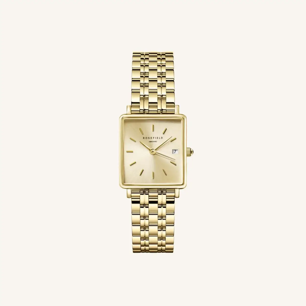 Je favoriet in een nieuw formaat. The Boxy XS behoort tot Rosefield's iconische horlogecollectie. Ons favoriete silhouet is nog eleganter in 22mm. The Boxy XS heeft dezelfde klassieke elementen als het origineel: afgeronde hoeken, stalen en leren horlogebanden en een datafunctie. Klein en fijn!