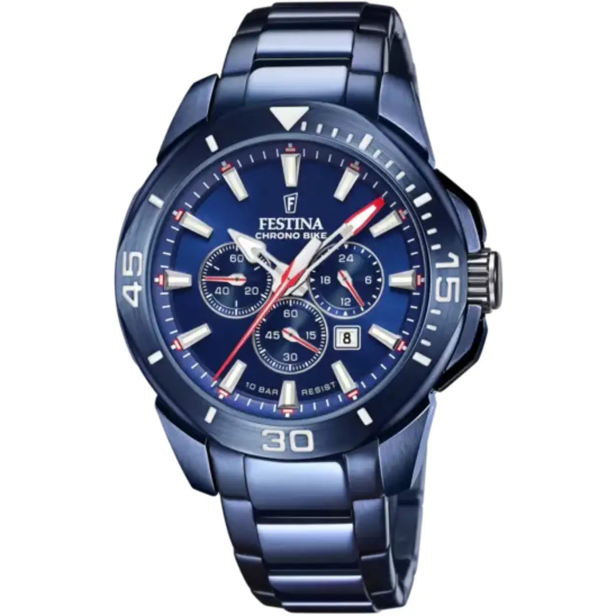 De Festina F20643/1 herenhorloge is een waar kunstwerk. Met zijn roestvrijstalen kast en mineraalglas is dit horloge synoniem voor kwaliteit en duurzaamheid. Bovendien is het uitgerust met een roestvrijstalen band die een vleugje elegantie en verfijning toevoegt.

Festina-horloges staan bekend om hun perfecte mix van elegantie en functionaliteit. Elk ontwerp is zorgvuldig vervaardigd om de gebruiker een unieke ervaring te bieden. Bovendien blinkt Festina uit in constante technologische innovatie, wat garandeert dat elk horloge een waar juweel van de horlogemakerij is. Ten slotte is de prijs-kwaliteitverhouding van Festina-horloges uitstekend, waardoor ze een ideale keuze zijn voor degenen die op zoek zijn naar een hoogwaardig horloge tegen een betaalbare prijs. Kortom, de Festina F20643/1 is een perfecte keuze voor degenen die op zoek zijn naar een elegant, functioneel en duurzaam horloge.