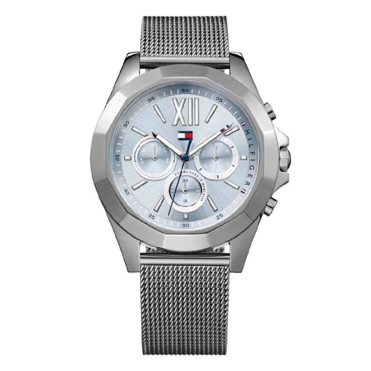 Dit trendy dames Tommy Hilfiger TH1781846 horloge beschikt over een quartz uurwerk en een prachtige grijse band. De kleur van de rond kast van dit dameshorloge is grijs. Het glas van dit horloge is gemaakt van een sterk mineraal glas. Dit prachtige horloge van Tommy Hilfiger is gemaakt van staal.Met een kastgrootte van 42 mm en een dikte van 10 mm past dit horloge u vast leuk. De wijzerplaat is in de kleur grijs.