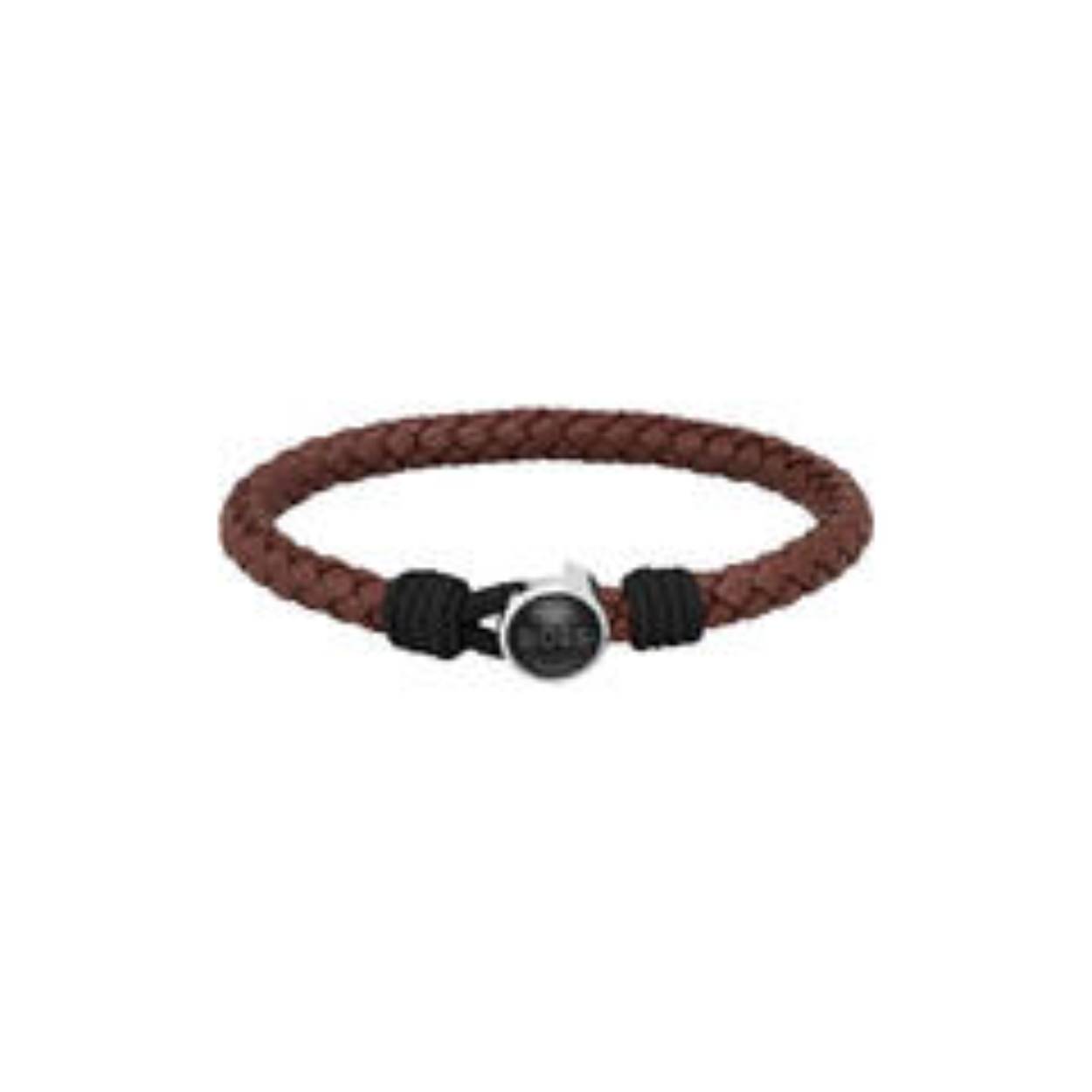 Hugo Boss Leren armband Thad Classic | HBJ1580467M