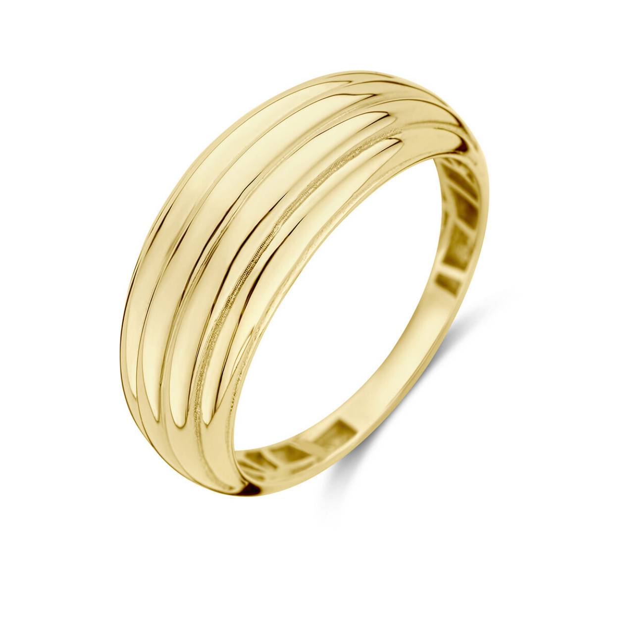 Huiscollectie 14krt geelgouden ring.