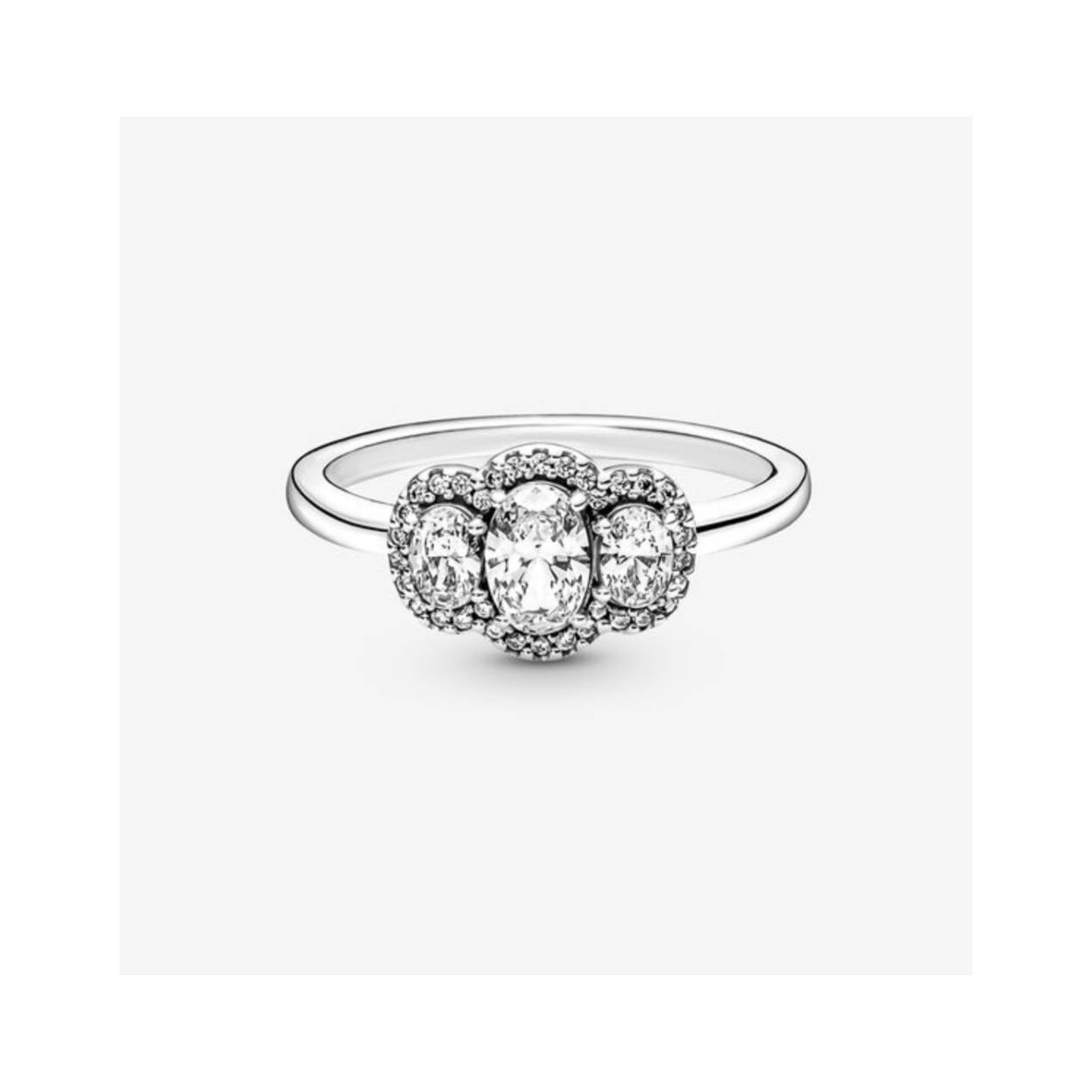 Pandora vintage look ring zilver