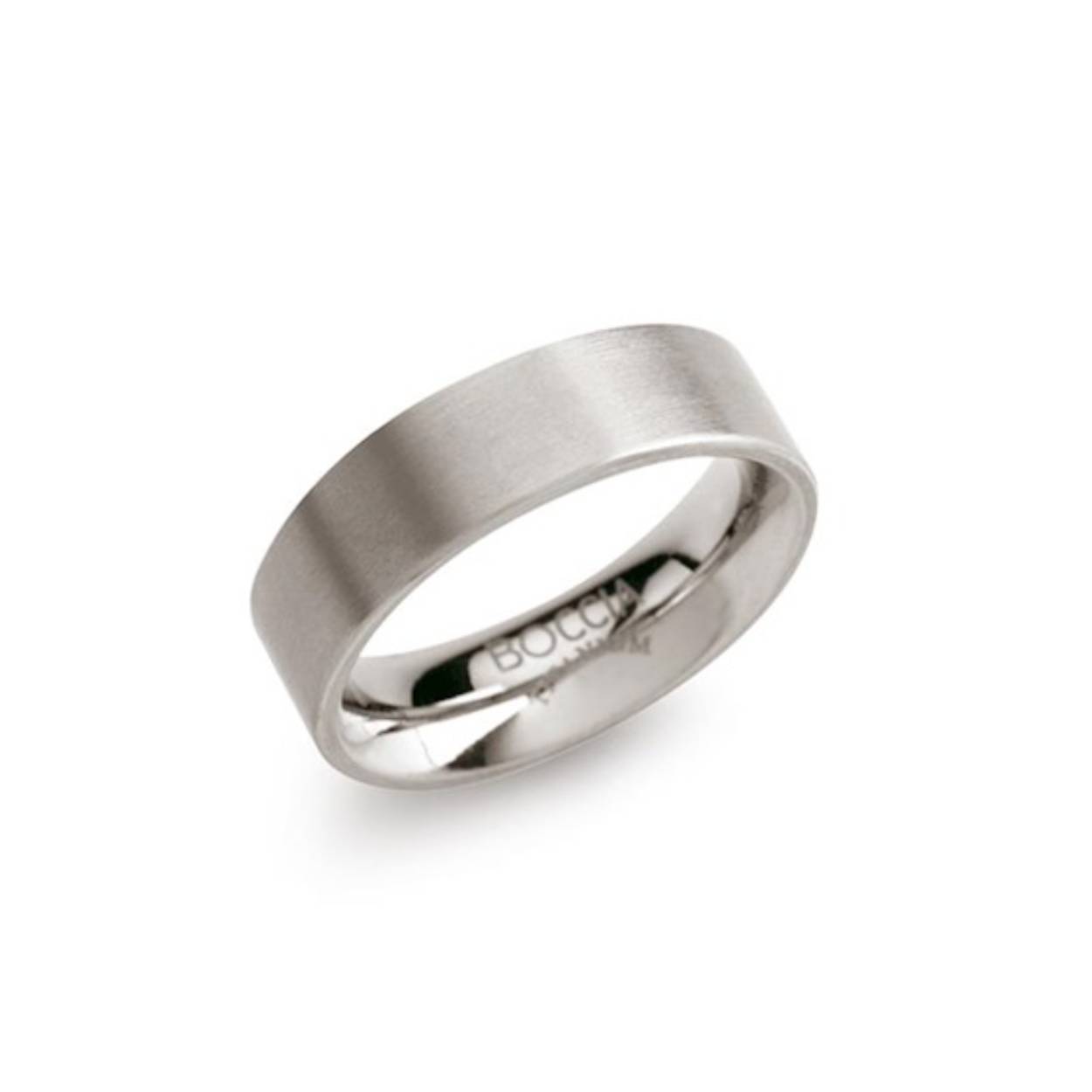 Dit is een ring van het merk Boccia Titanium