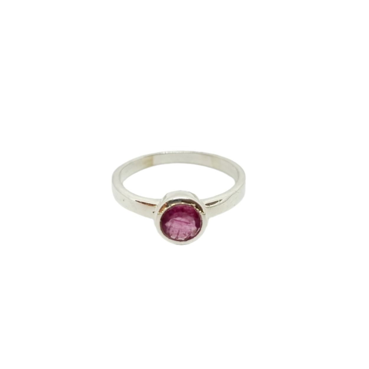 Zilver ring met tourmaline