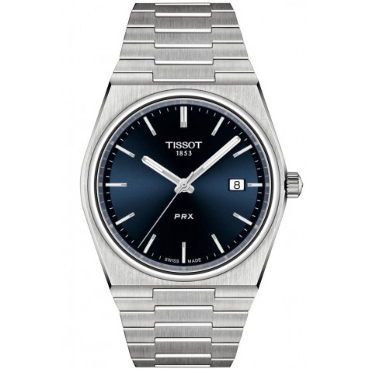 Tissot PRX Horloge Staal/Blauw | T1374101104100