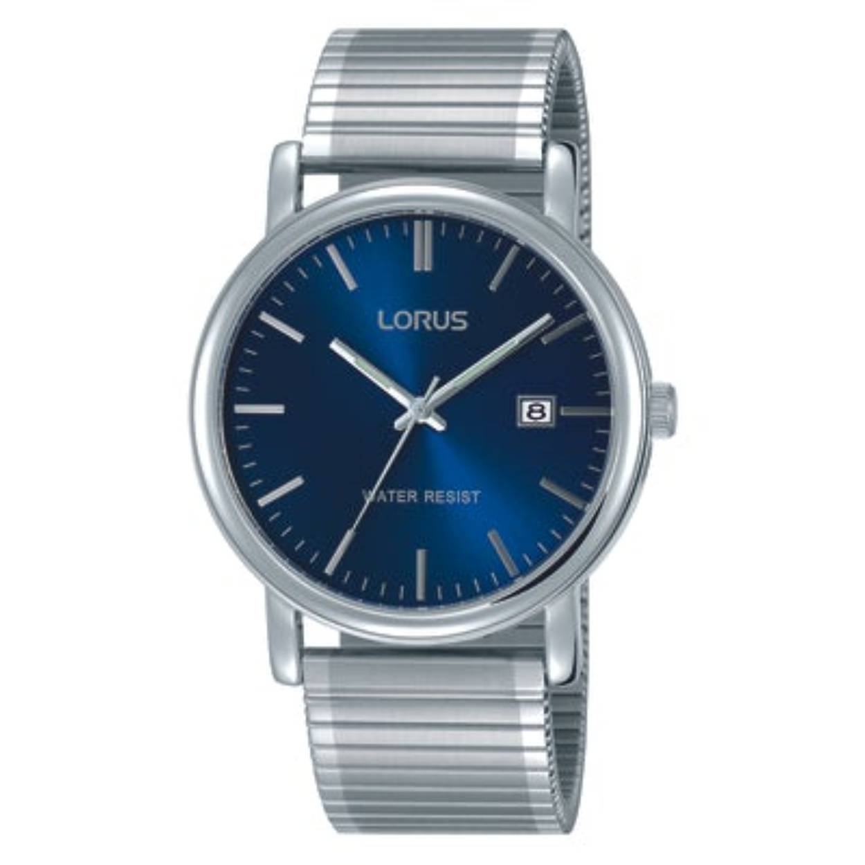 Lorus talen herenhorloge met flexibele metalen band