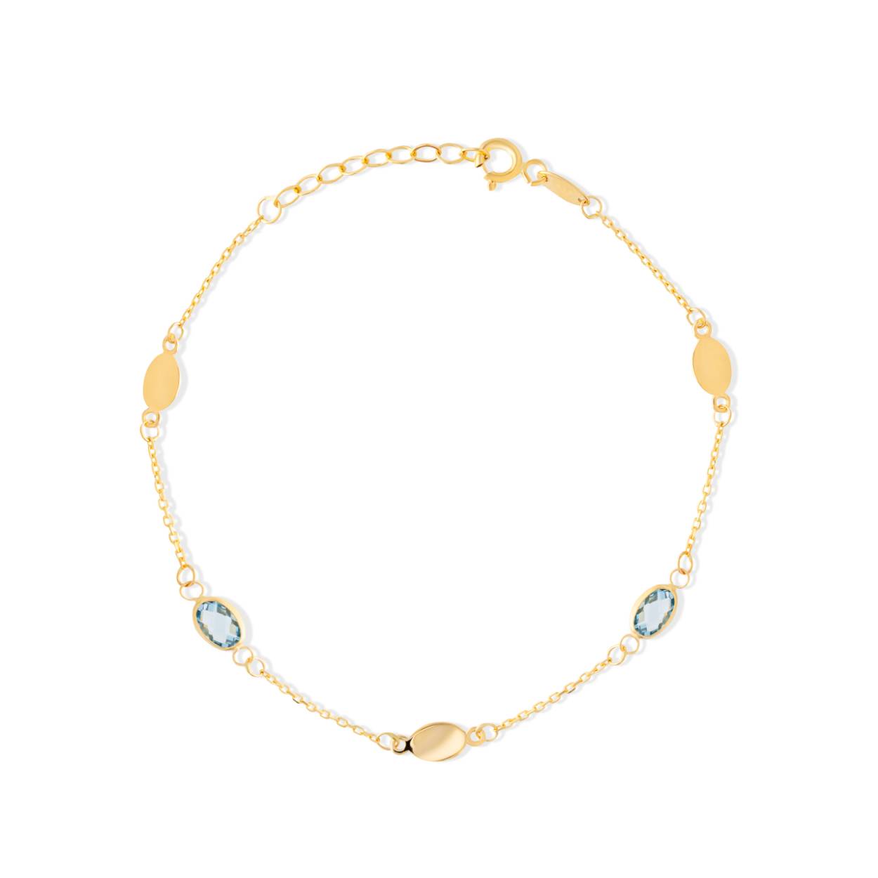 Deze armband is van het merk Swing Jewels. Het is een damessieraad gemaakt van goud, 14 karaat, (legering: 0.585).