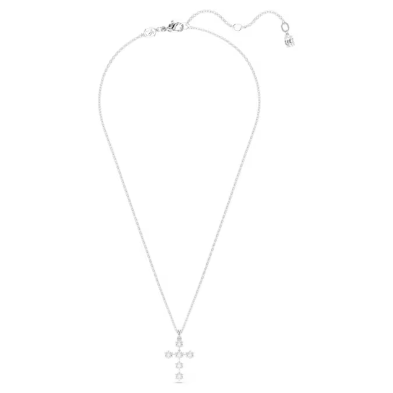 Deze symbolische hanger uit de Insigne-lijn is gedecoreerd met 6 ronde Swarovski Zirkonia op het stijlvolle gekruisde ontwerp. De hanger is afgewerkt met een karabijnsluiting en een extra steen aan het uiteinde van het verlengstuk. Een expressief sieraad voor uzelf of om een speciaal iemand cadeau te doen.