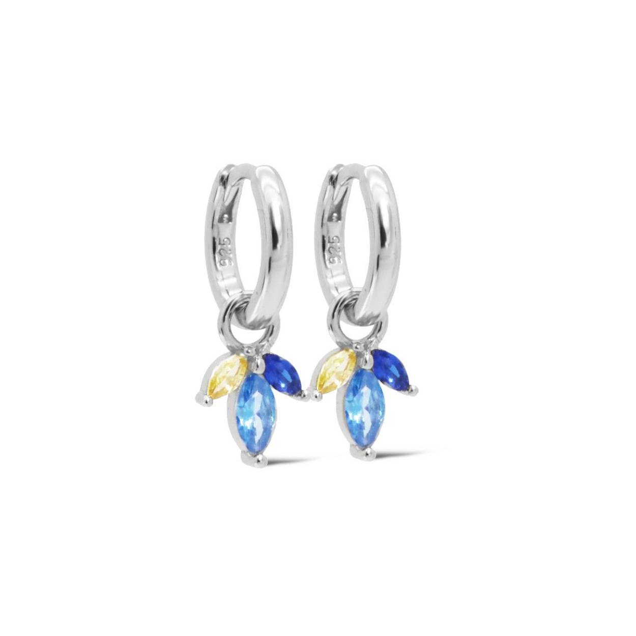 Karma Jewelry Hinged Hoops PERSIAN Silver 12MM