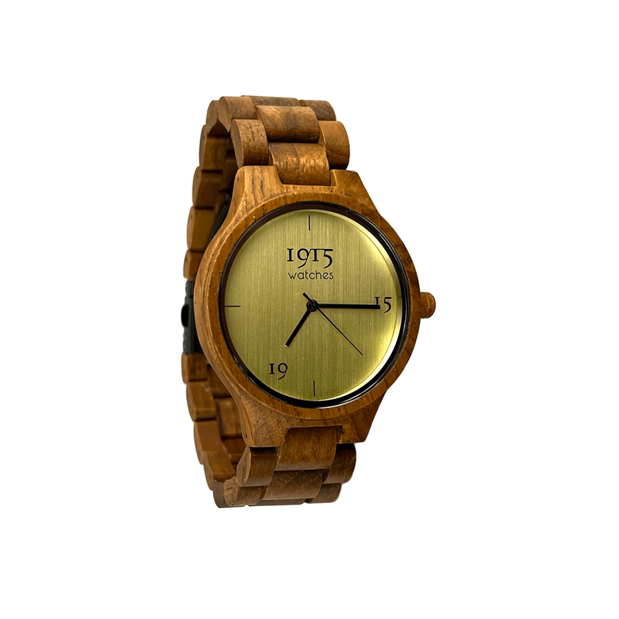 De 1915 watch Sparkle of Gold is het eerste limited edition horloge van 1915 watches. Het horloge is speciaal voor de feestdagen van 2022 ontworpen. De goudkleurige wijzerplaat geeft dit iets wat sobere horloge een chique uitstraling. Zo hou je jouw look deze feestdagen naturel met toch een chique touch of gold.