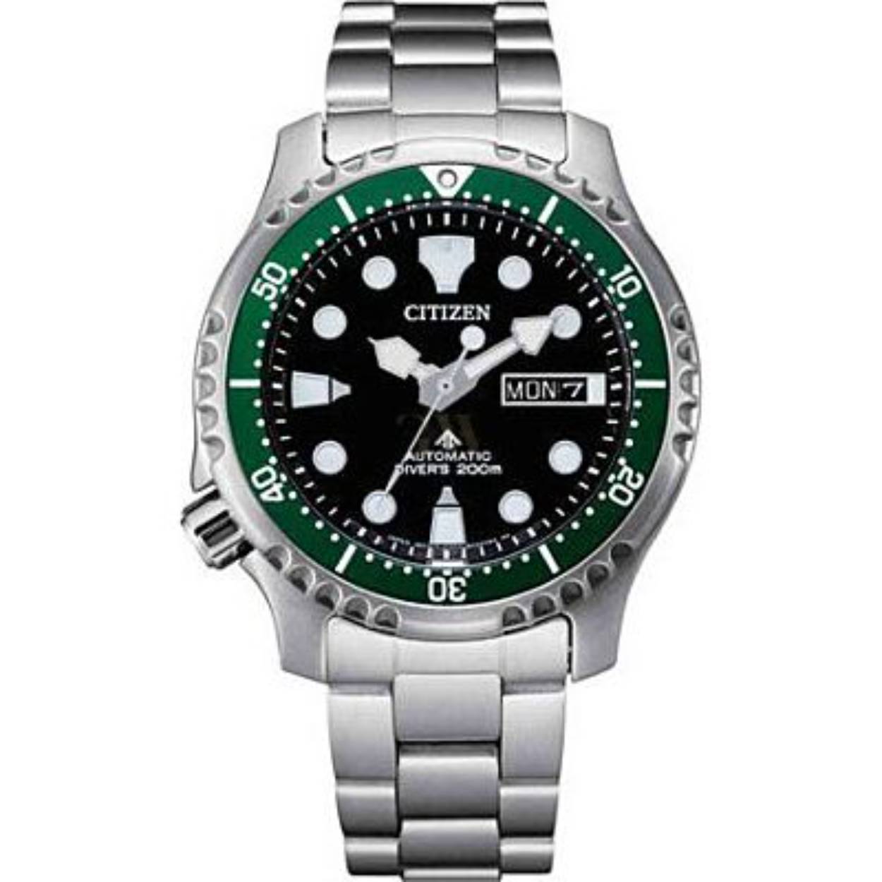 Dit Citizen horloge heeft een Roestvrijstaal kast met een diameter van 40 mm en is voorzien van een metalen band. In de kast bevindt zich een Citizen kwaliteitsuurwerk en is afgewerkt met Mineraalglas.

Het horloge is 20ATM. Dit betekent dat het horloge geschikt is voor diepzeeduiken. Verder wordt het horloge geleverd met 2 jaar garantie.
