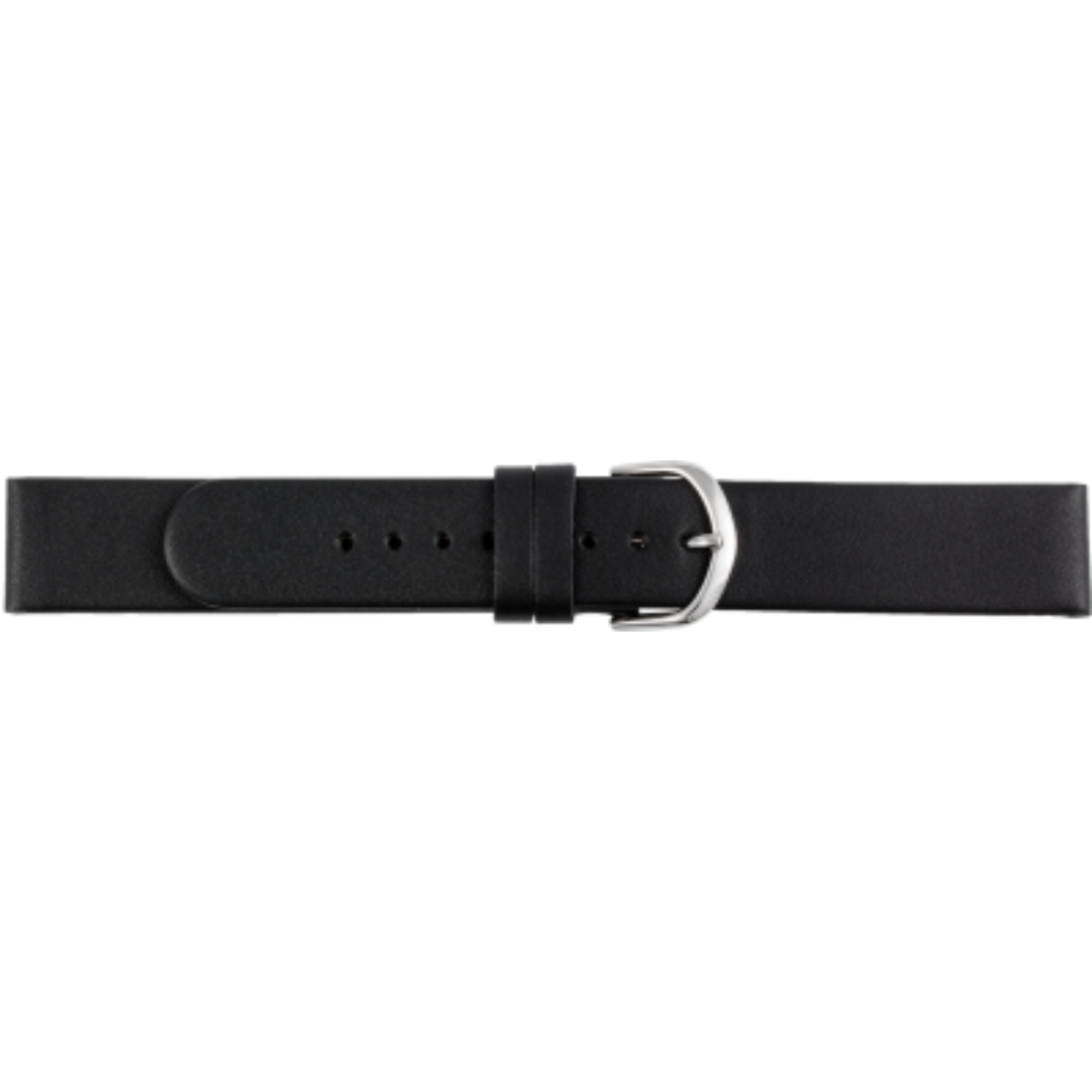 Horlogeband zwart leer XL