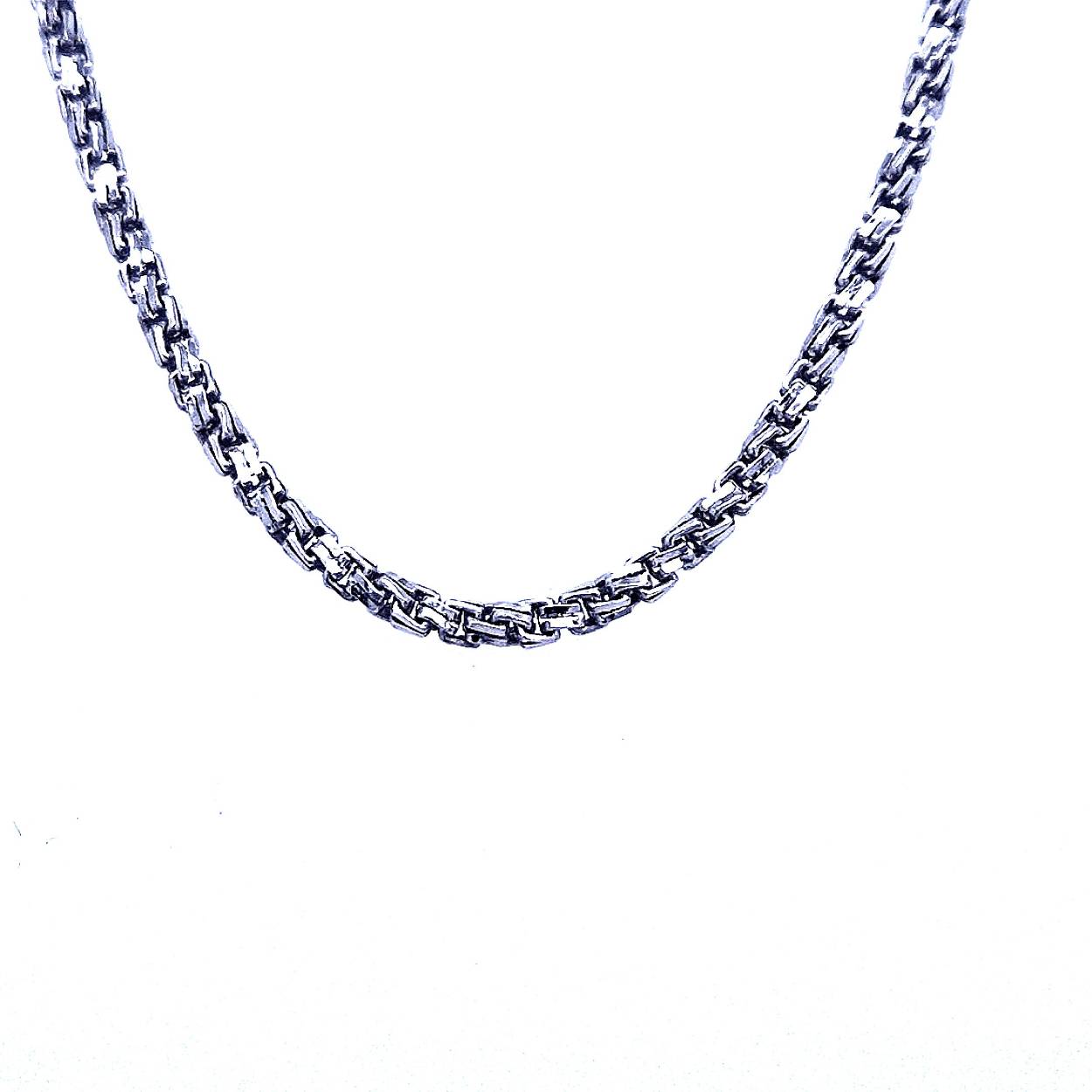 lengte ketting zilver 90cm