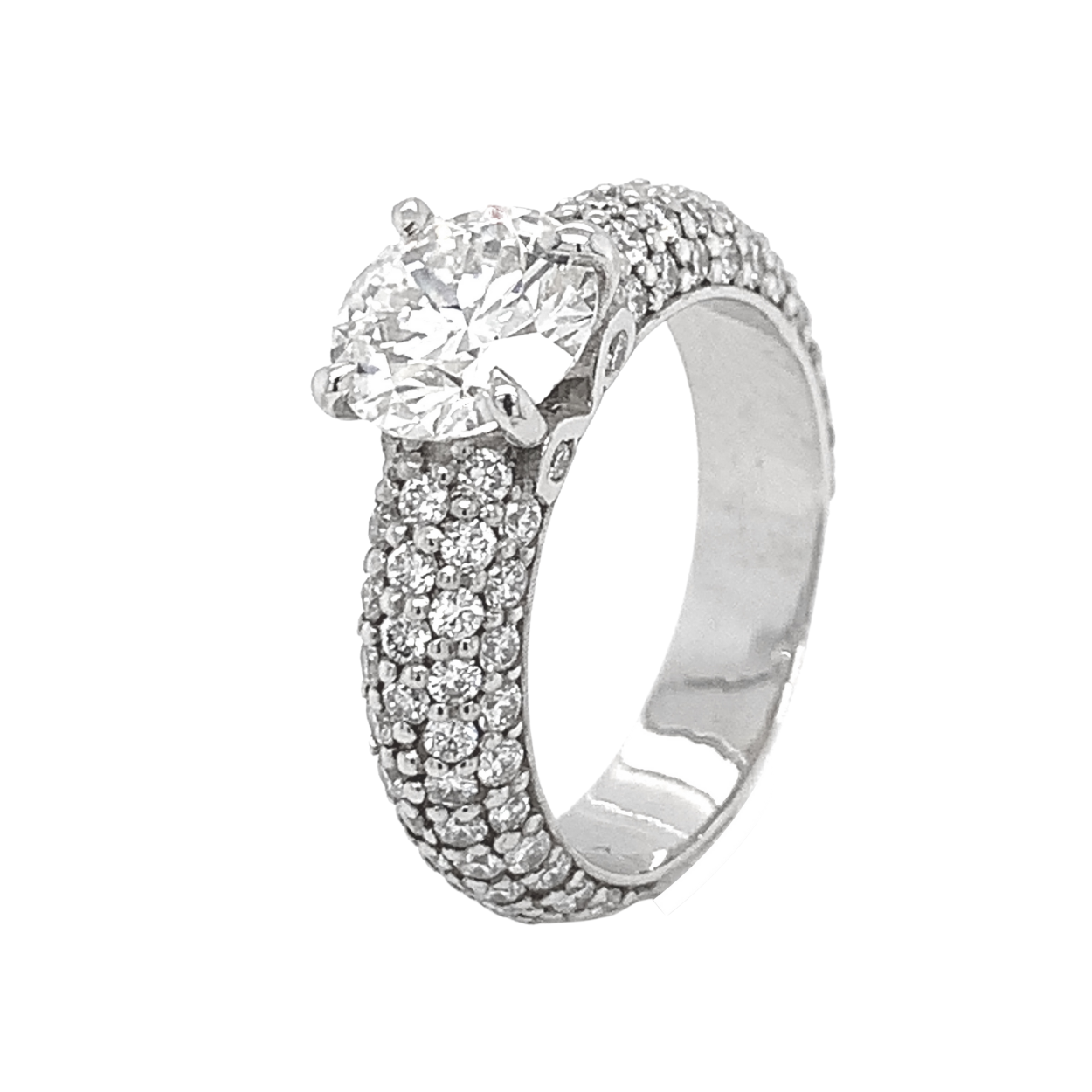 BAGUE OR BLANC ET DIAMANTS  LG_FVS2 1.75  FVS1 1.47