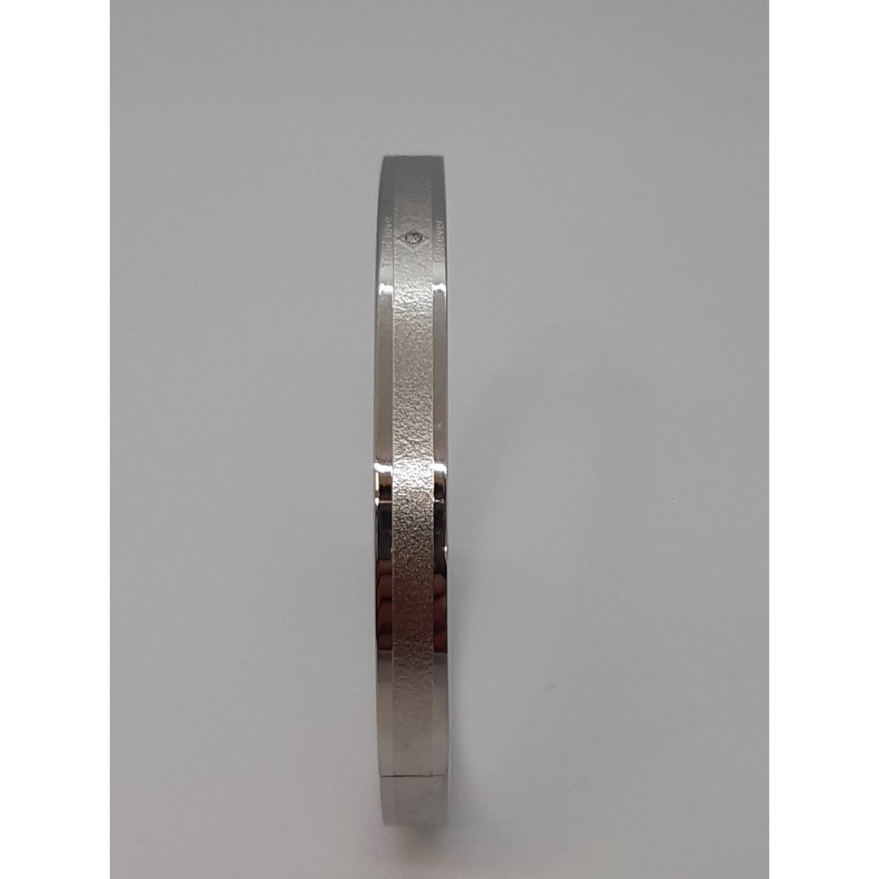 edelstaal armband met een stenen