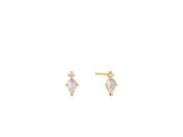 Zv verguld Midnight Stud Earrings